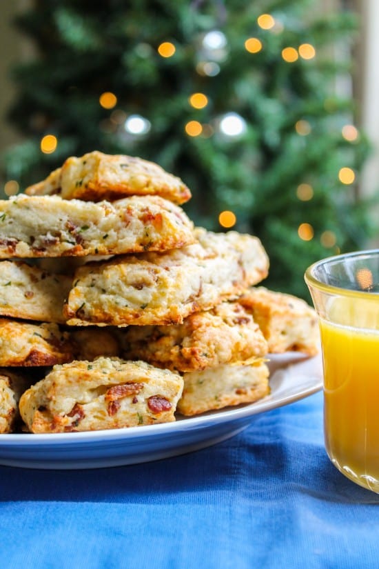 Bacon White Cheddar Scones