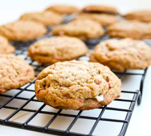 Candy Lasses (Molasses Cookies with Peppermint)