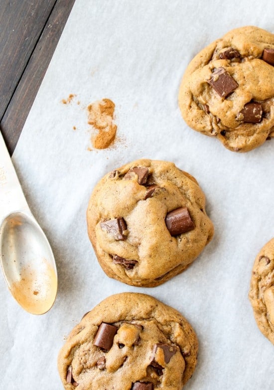 Chocolate Chunk Gingerbread Cookies