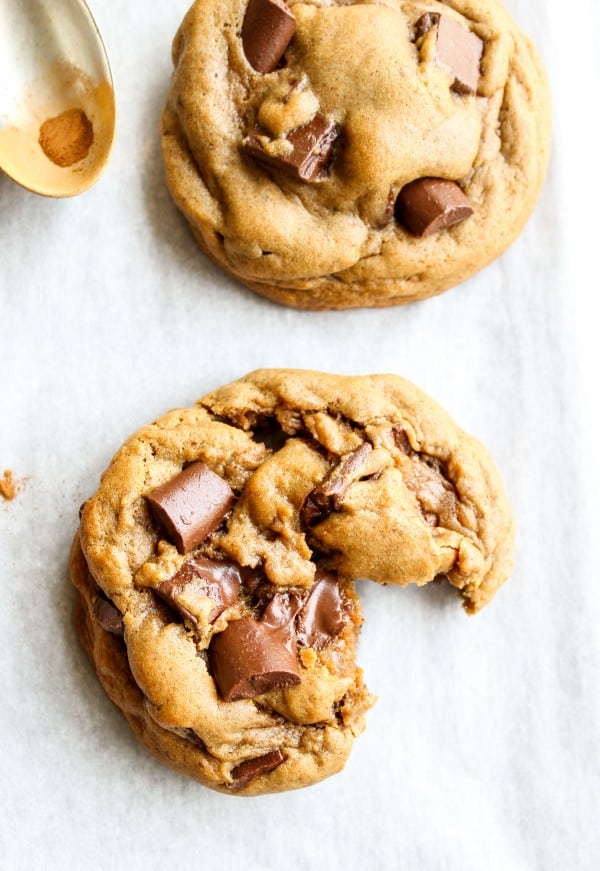 Chocolate Chunk Gingerbread Cookies from TheFoodCharlatan.com