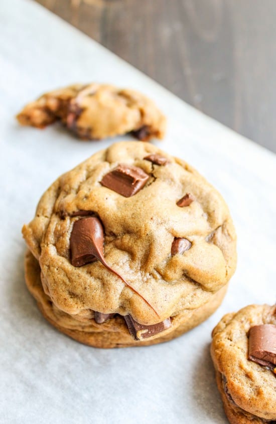 Chocolate Chunk Gingerbread Cookies