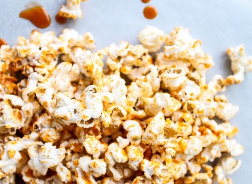 Sriracha Cheddar Popcorn