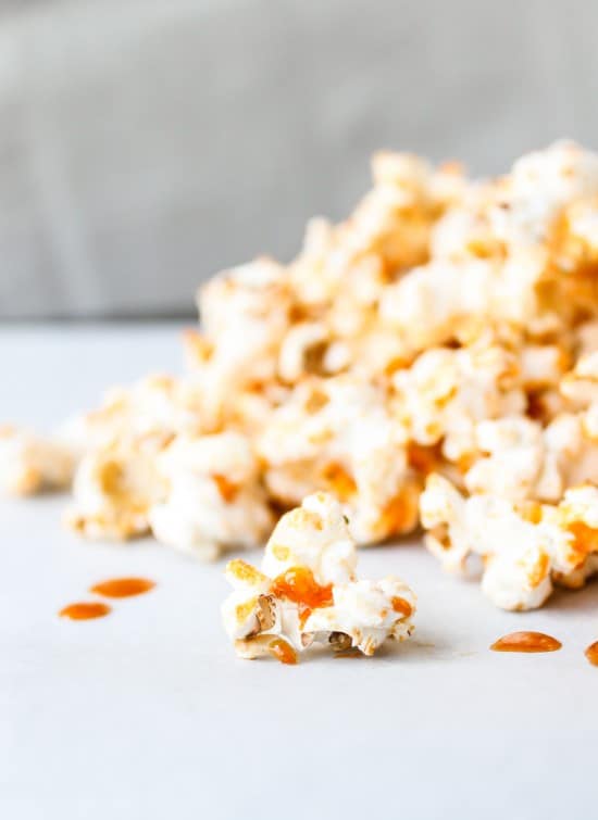 Sriracha Cheddar Popcorn