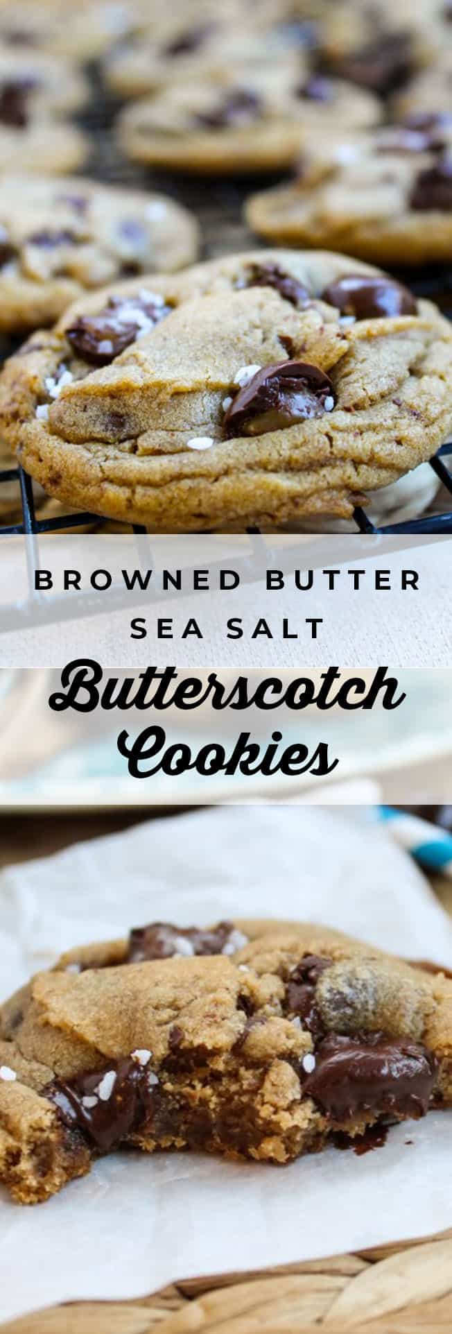 Brown Butter Sea Salt Butterscotch Cookies The Food Charlatan