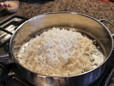 Indian Spiced Cauliflower "Rice"