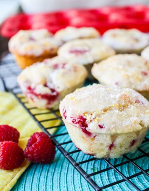 Raspberry Lemon Muffins