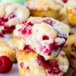 Raspberry Lemon Muffins from The Food Charlatan