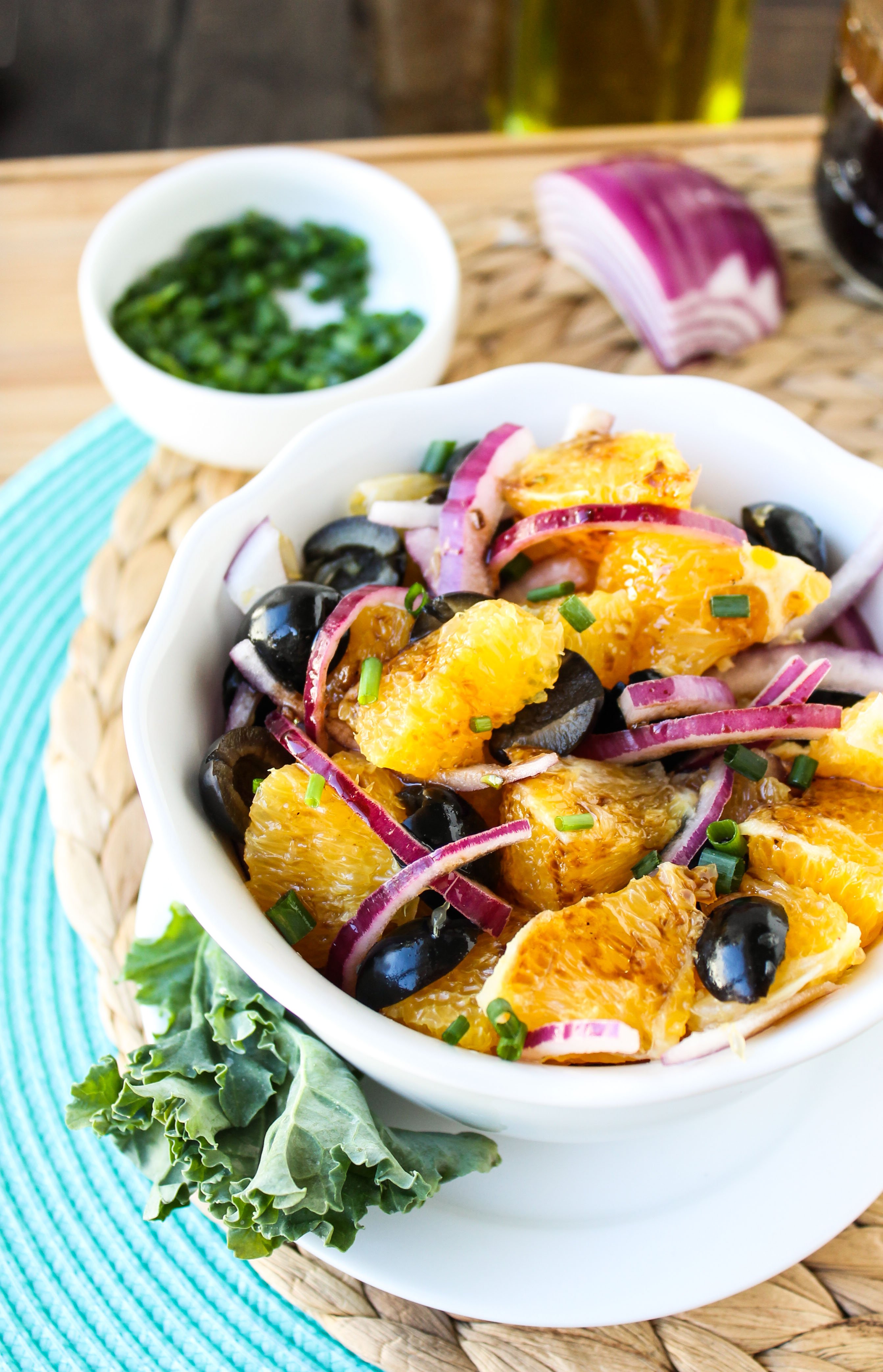 Orange Olive Salad with Balsamic Vinaigrette - The Food Charlatan