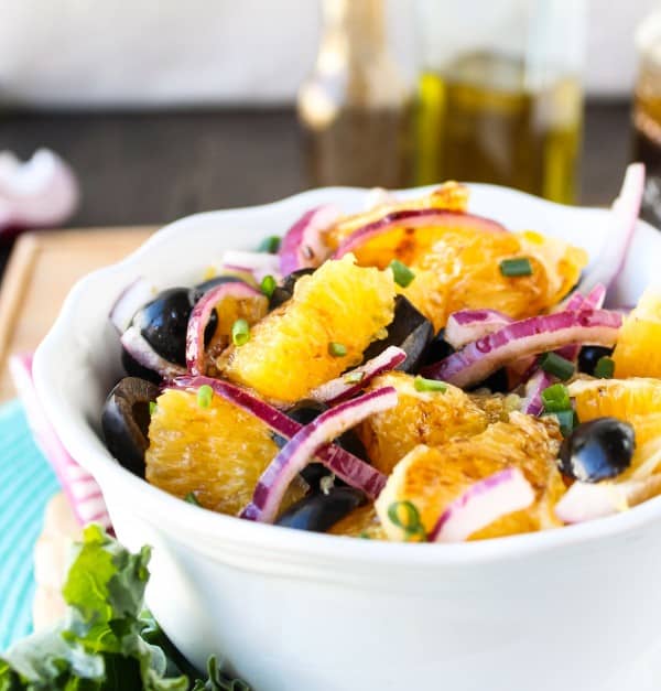 Orange Olive Salad with Balsamic Vinaigrette 