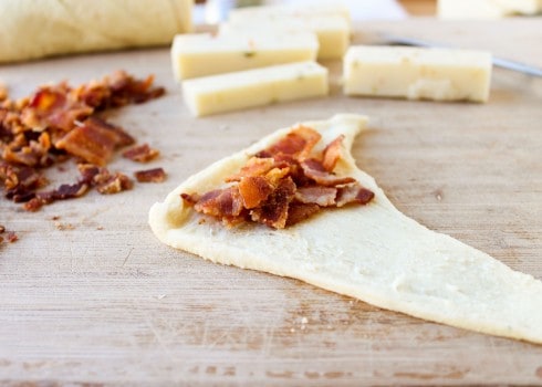 Bacon & Pepper-Jack Stuffed Crescent Rolls