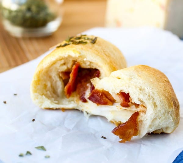 Bacon & Pepper-Jack Stuffed Crescent Rolls