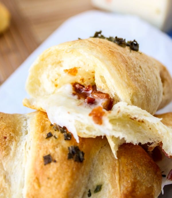 Bacon & Pepper-Jack Stuffed Crescent Rolls