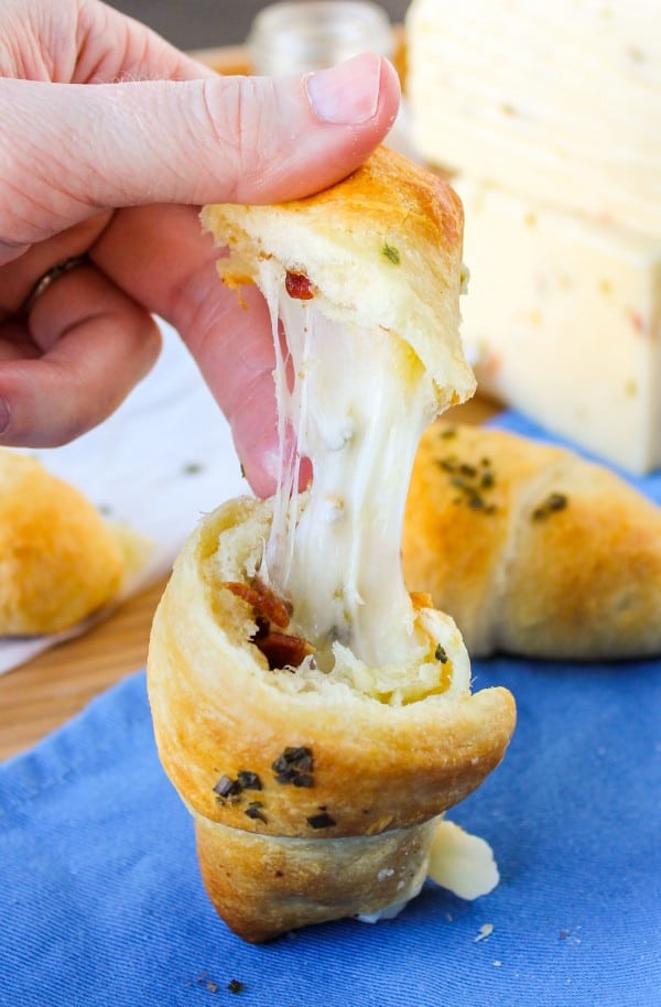 Bacon & Pepper-Jack Stuffed Crescent Rolls