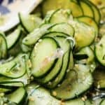 Asian Marinated Cucumber Salad