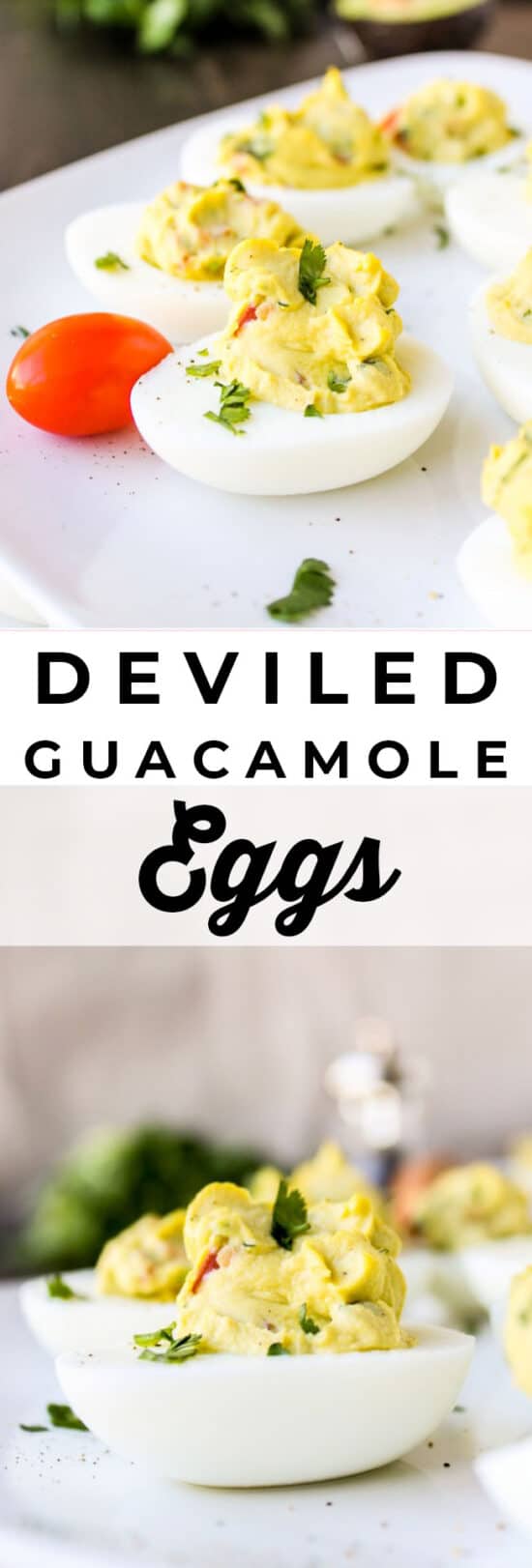 Deviled Guacamole Eggs - The Food Charlatan