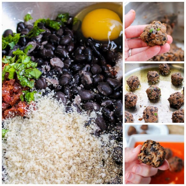 Red Pepper Soup with Black Bean  Meat balls - 83