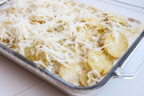 Gruyere-Crisped Potatoes Au Gratin