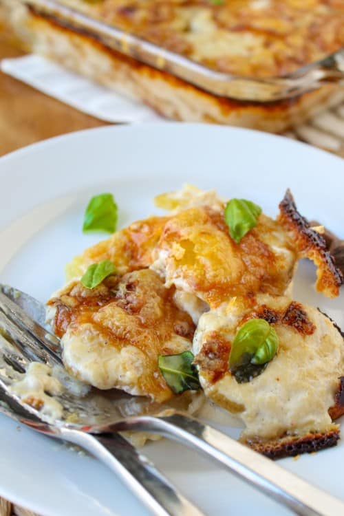 Gruyère-Crisped Potatoes Au Gratin