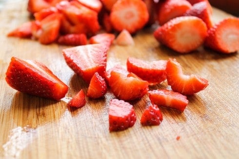 Fresh Strawberry Topping