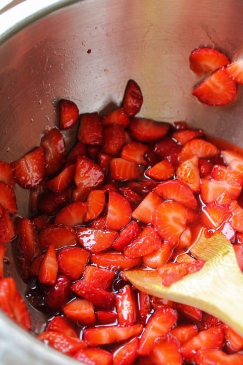 Fresh Strawberry Topping