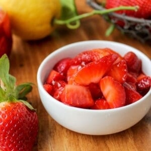 Fresh Strawberry Topping