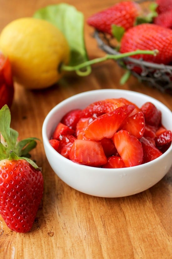 Fresh Strawberry Topping