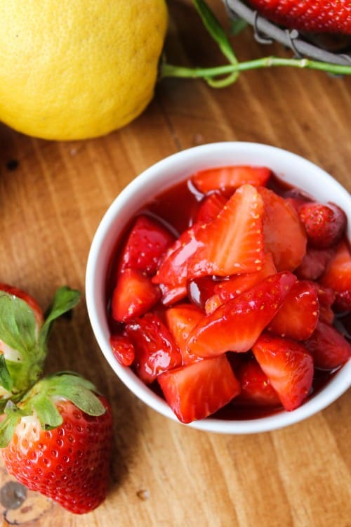 Fresh Strawberry Topping