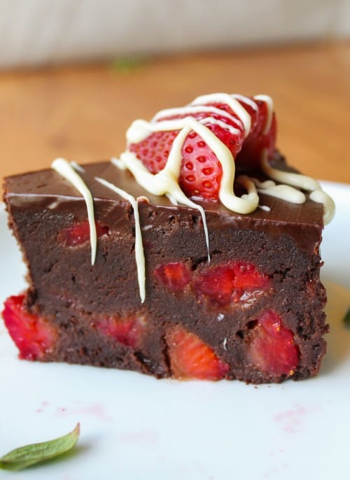 Strawberry Truffle Cake