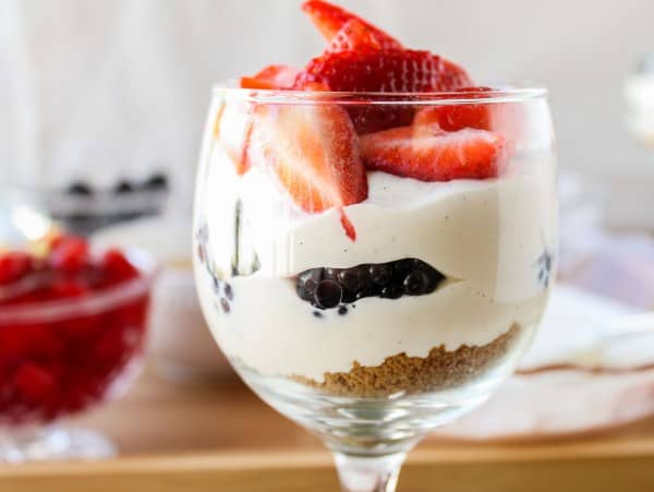 No Bake Cheesecake Parfait Bar from TheFoodCharlatan.com