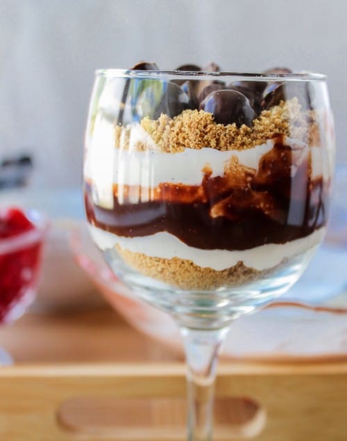 No Bake Cheesecake Parfait Bar