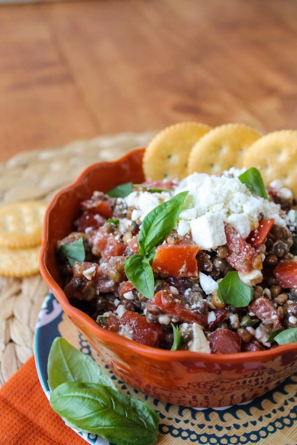 Fresh Bruschetta and Lentil Dip - 83