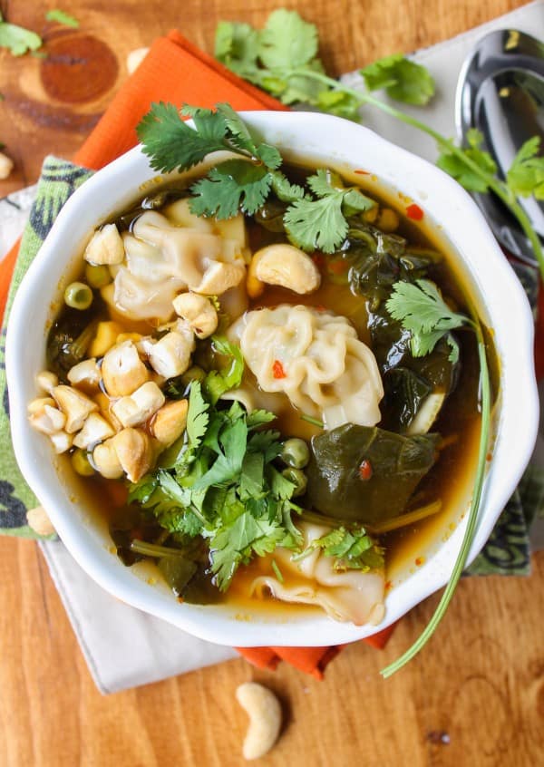 Thai Wonton Soup - Naked Cuisine