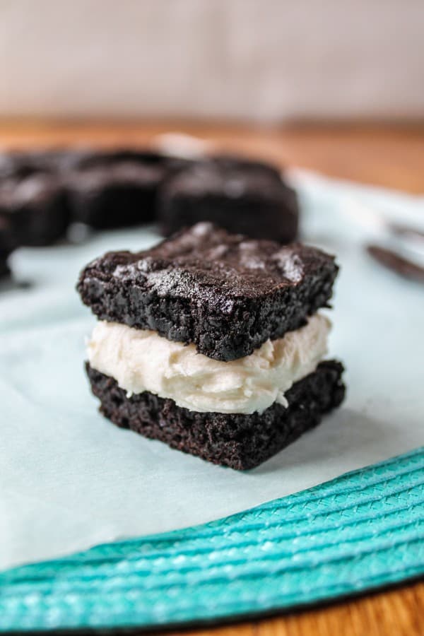 Homemade Brownie Oreos