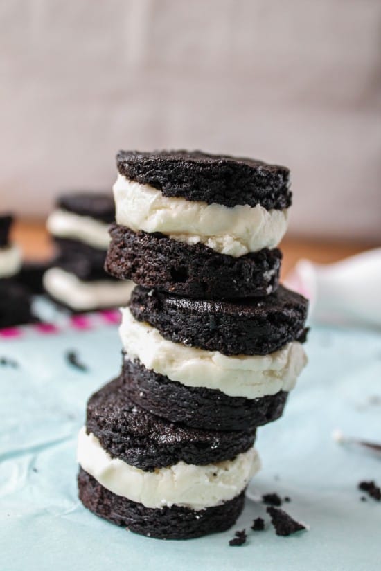 Homemade Brownie Oreos