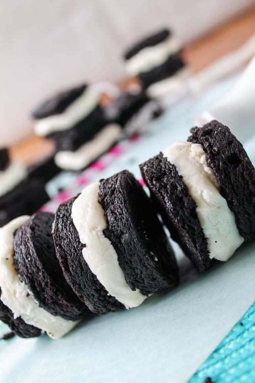 Homemade Brownie Oreos