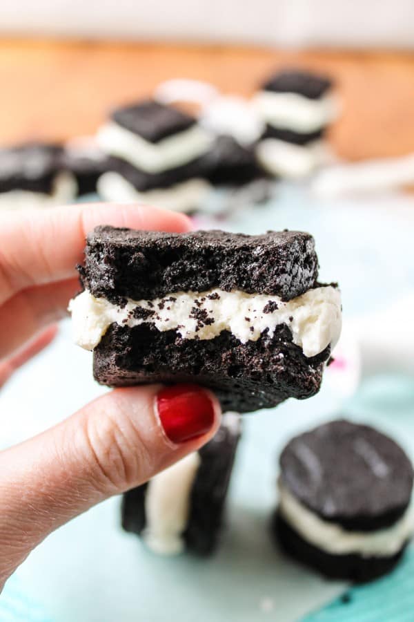 Homemade Brownie Oreos