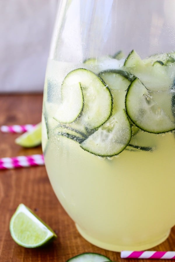 Easy Cucumber Lime Punch