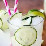 Easy Cucumber Lime Punch from TheFoodCharlatan.com