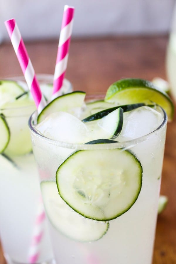 Easy Cucumber Lime Punch from TheFoodCharlatan.com