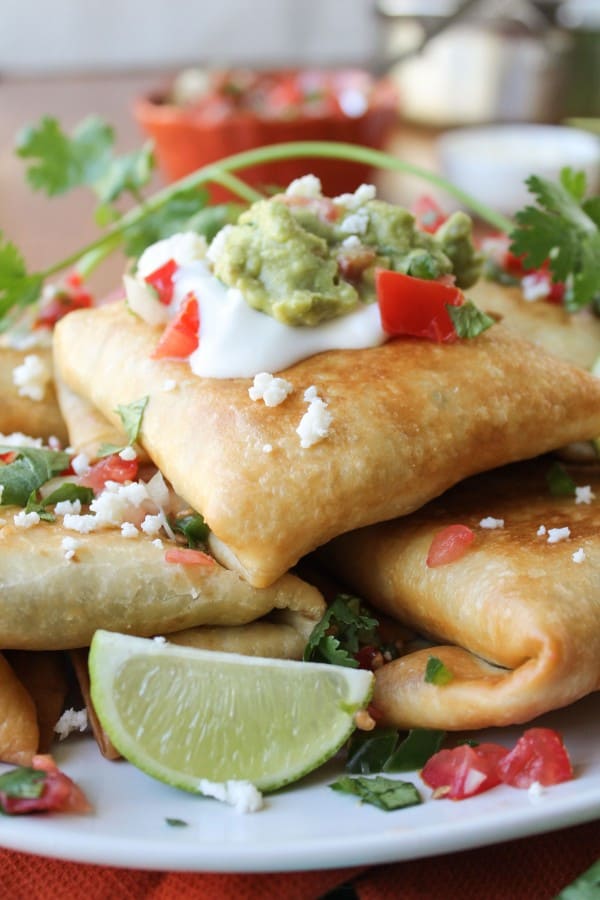 Baked Chicken Chimichangas - Sweet Pea's Kitchen