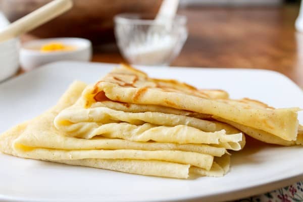 Meyer Lemon and Cardamom Crepes