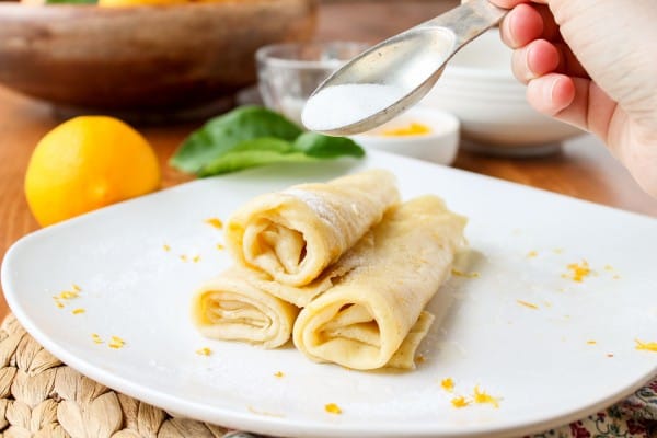 Meyer Lemon and Cardamom Crepes