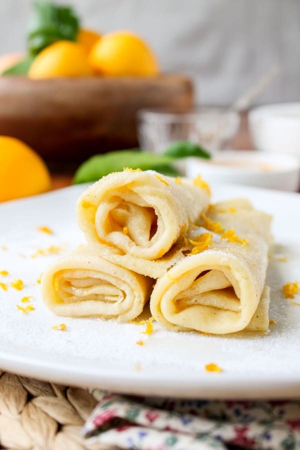 Meyer Lemon and Cardamom Crepes