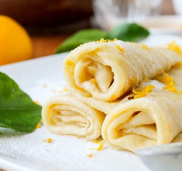 Meyer Lemon and Cardamom Crepes