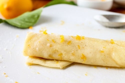 Meyer Lemon and Cardamom Crepes