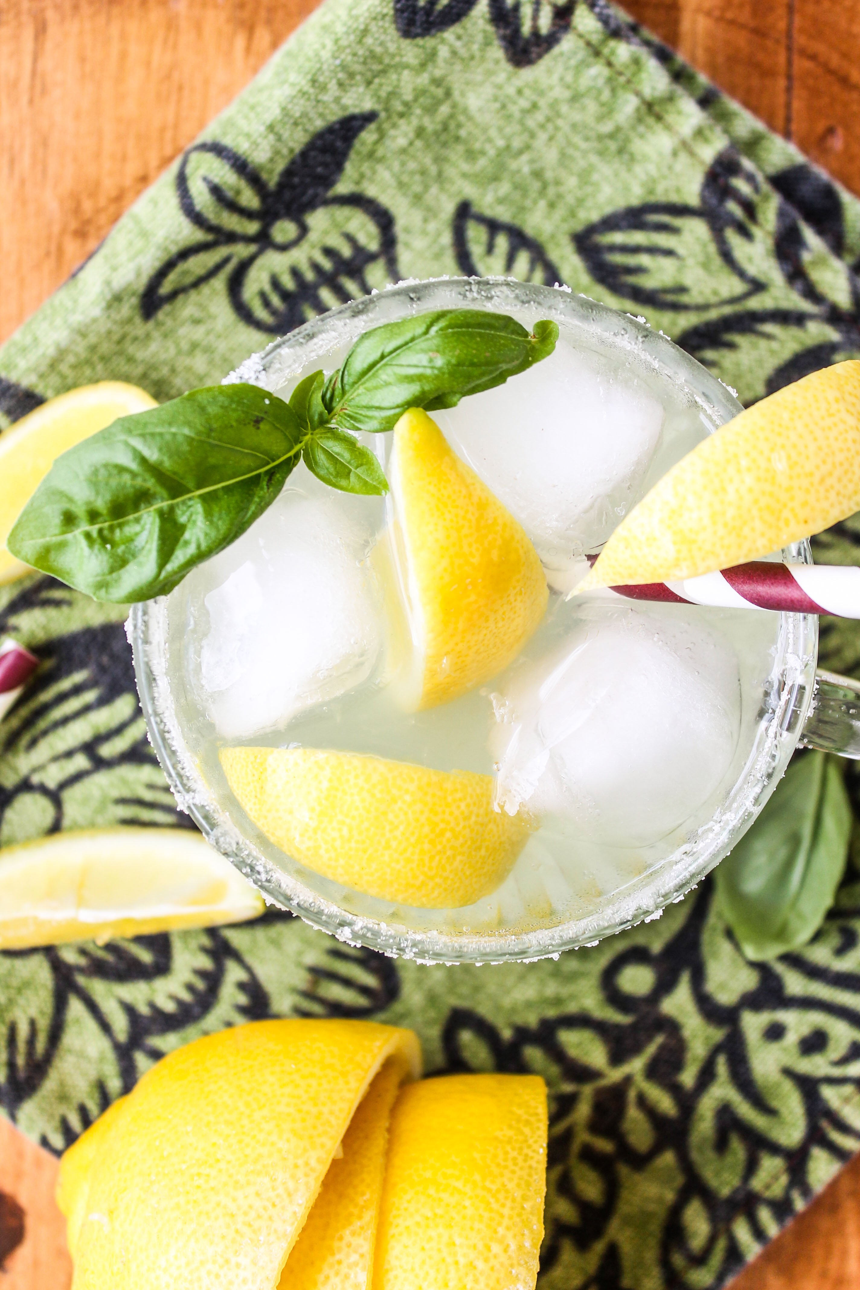 Basil Lemonade - The Food Charlatan