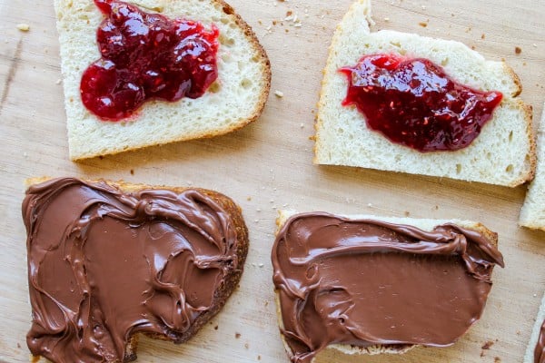 Raspberry Nocciolata Grilled Sandwich