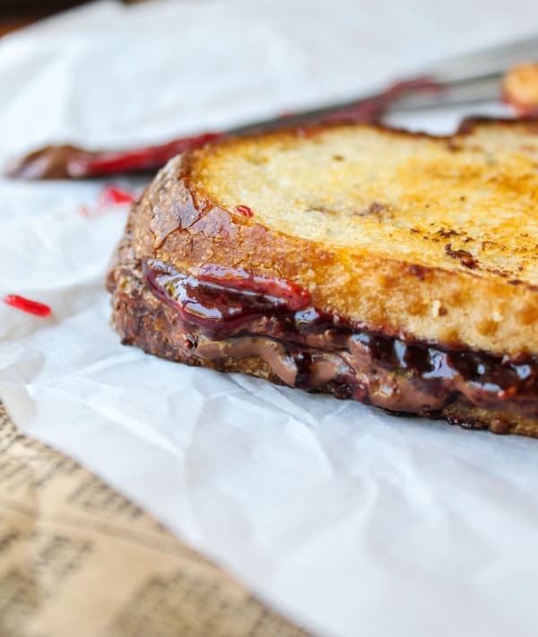 Raspberry Nocciolata Grilled Sandwich