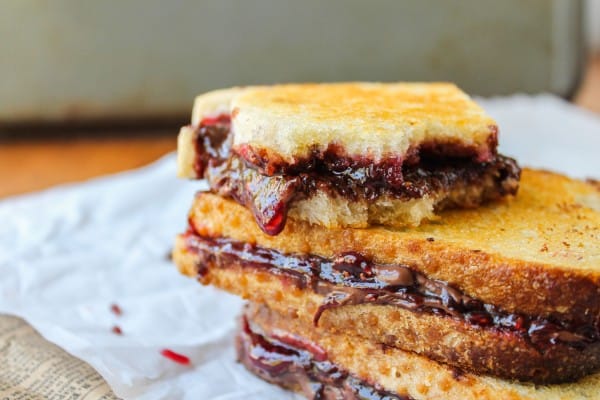 Raspberry Nocciolata Grilled Sandwich