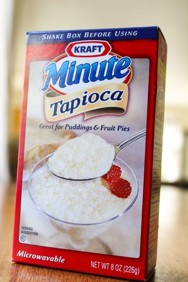 Kraft Minute Tapioco for the rhubard custard filling
